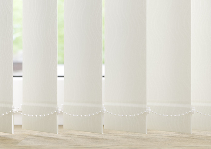 Milano, White - Vertical Blind Slats - Image 3
